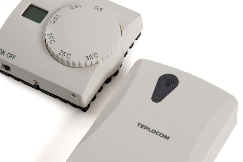 Беспроводной комнатный термостат Бастион TEPLOCOM TS-2AA/3A-RF 